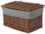 Proutěná truhla s podšívkou Koszoplotka wenge 58x43x35h