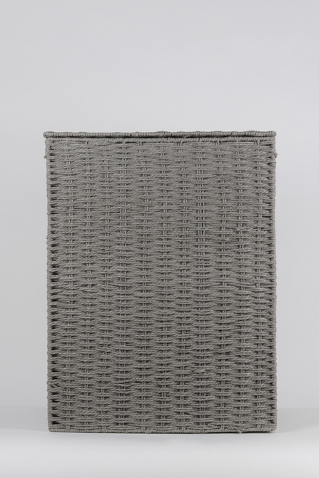 Seil Wäschekorb Koszoplotka grau 46x33x60h