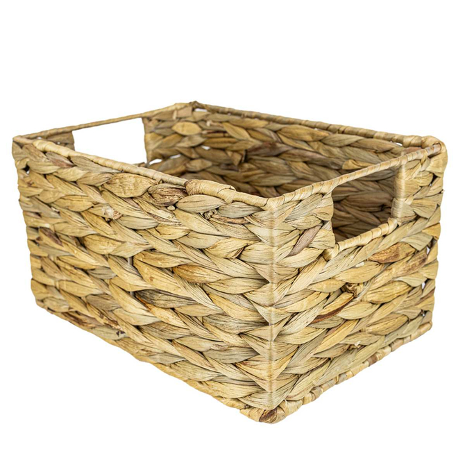 Koszoplotka hyacinth basket, natural 28x20x16h