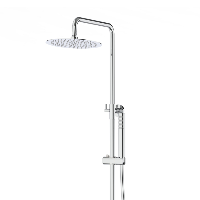 Sprchový set Corsan LUGO sprchový stĺp Dažďová sprcha 25cm Chróm