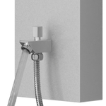 Sprchový panel Corsan CASCADE Thermostat Silver Spout
