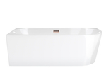 Corsan INTERO freestanding corner bathtub 170 cm Left-hand installation